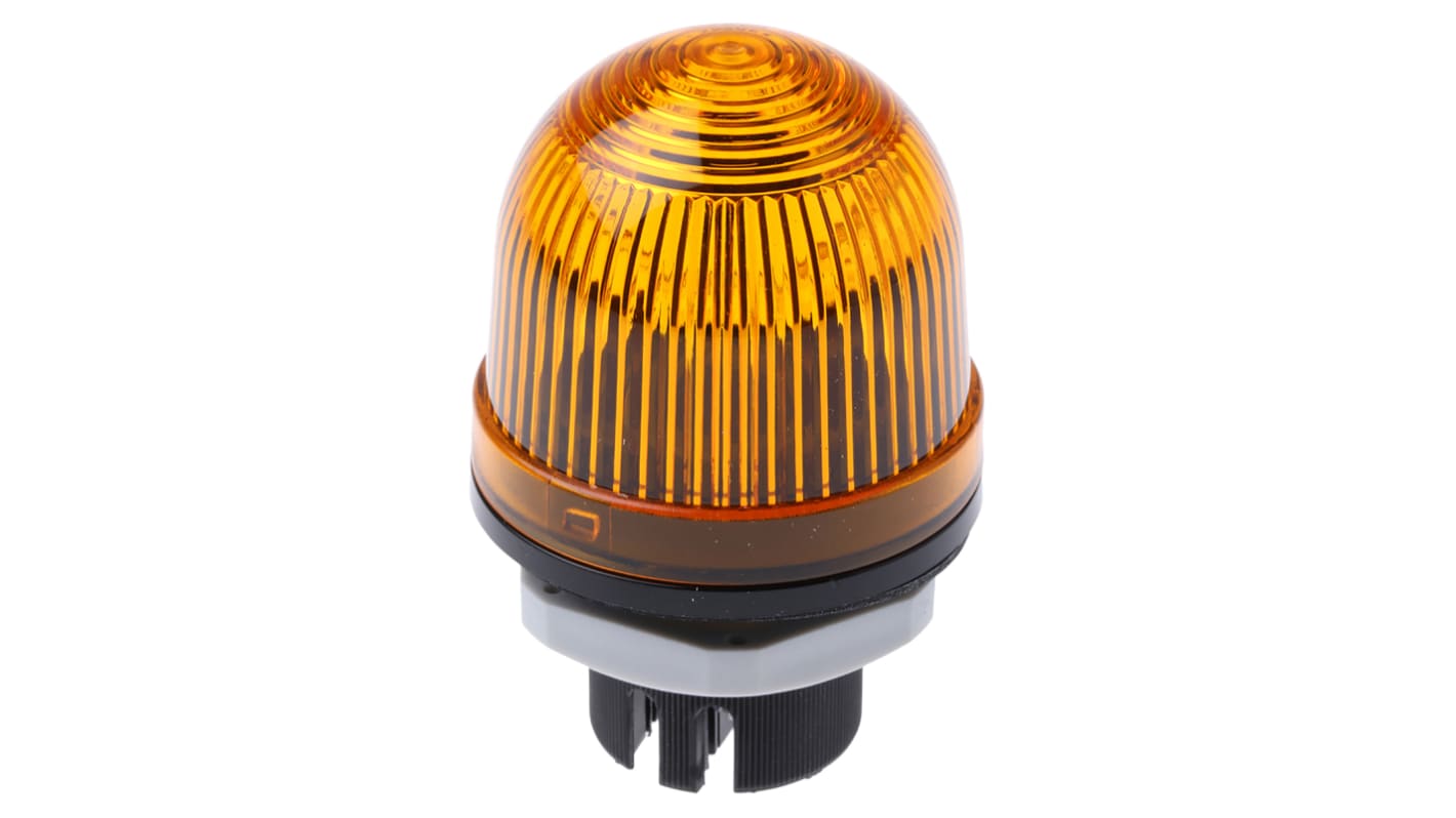 Indicador luminoso Werma serie EM 800, efecto Constante, Incandescente, Amarillo, alim. 12 → 230 V AC/DC