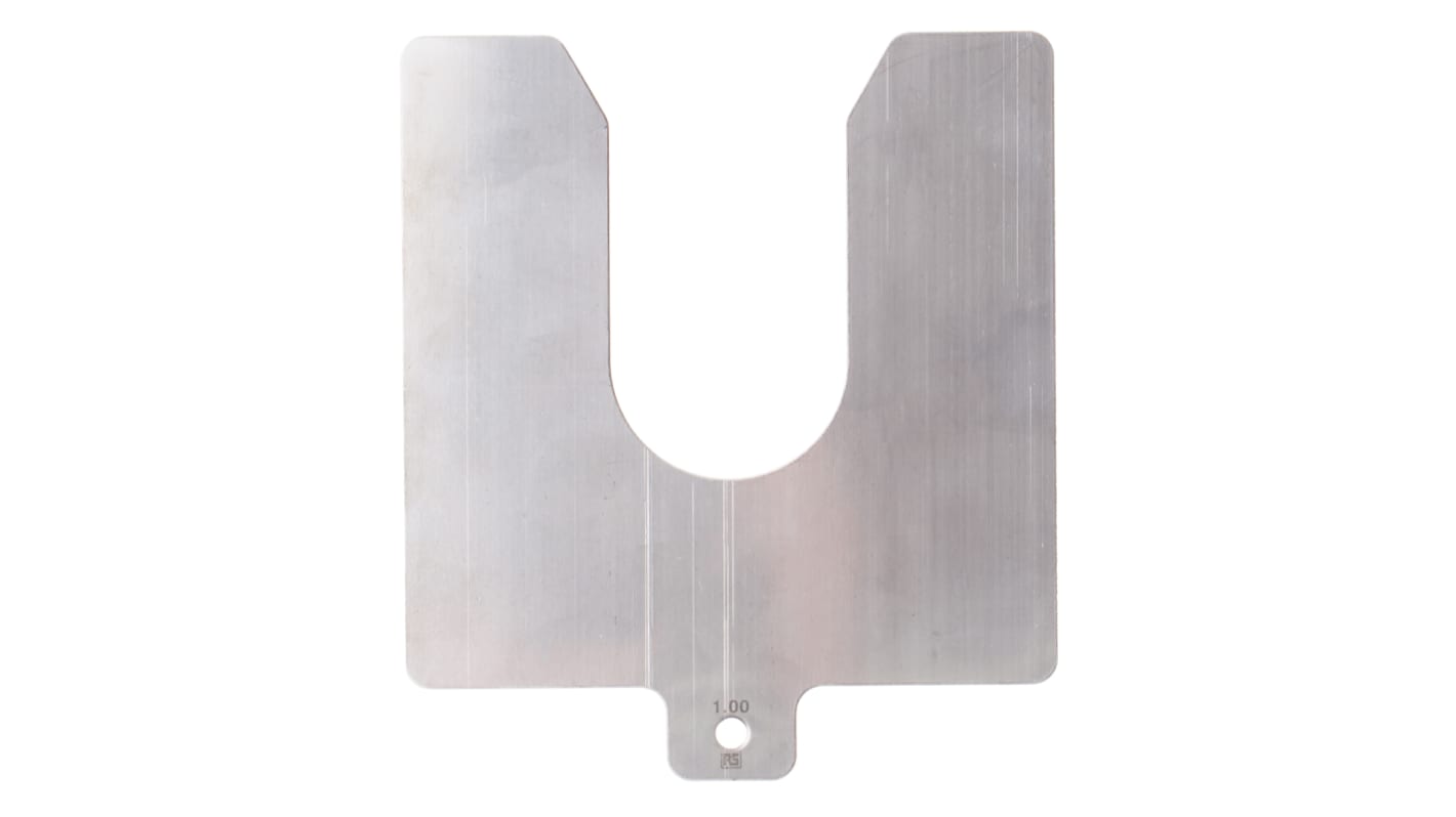 Stainless Steel Pre-Cut Shim, 125mm x 125mm x 1mm