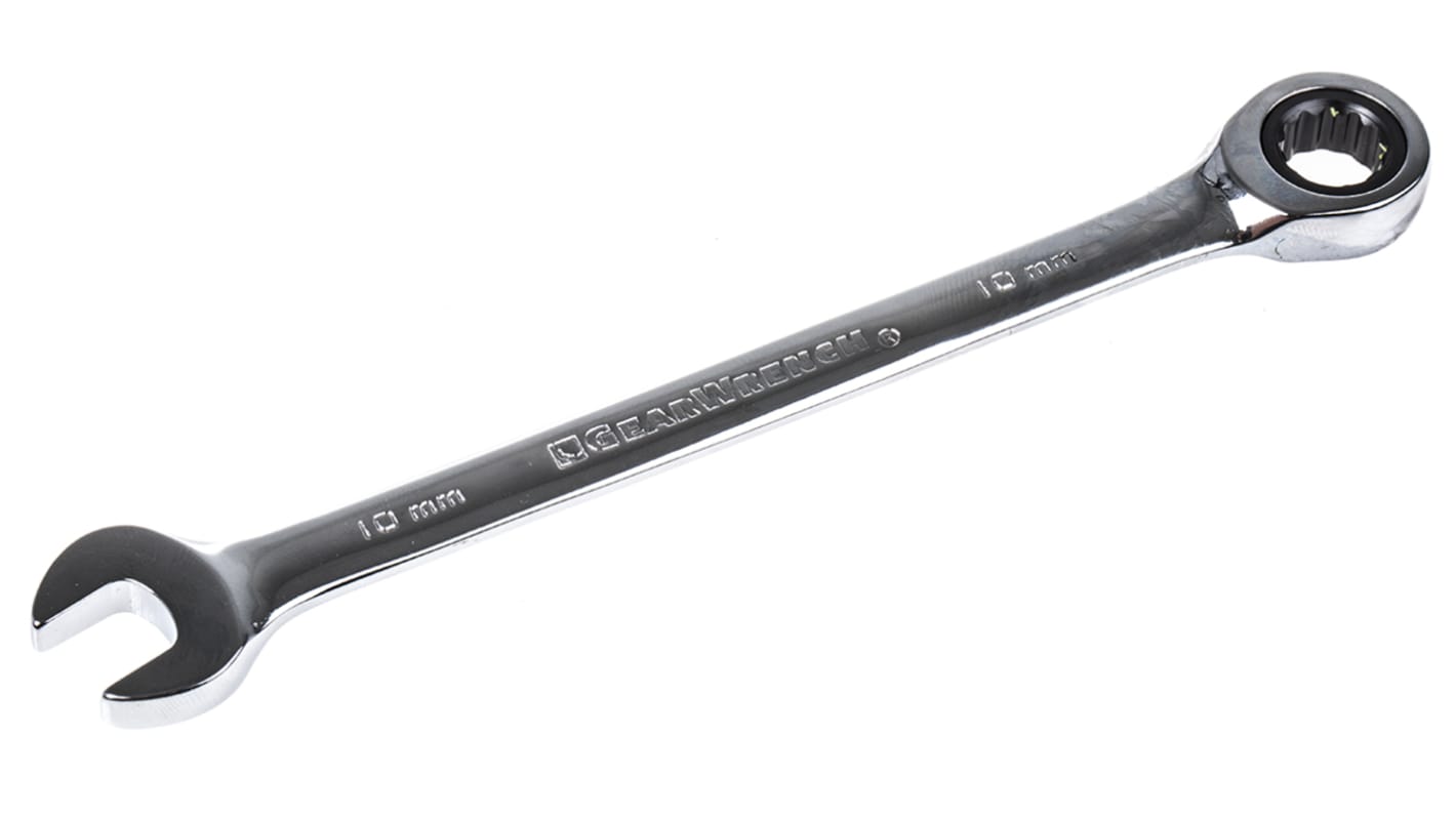 Kombinovaný ráčnový klíč, 10 mm, celková délka: 159 mm GearWrench