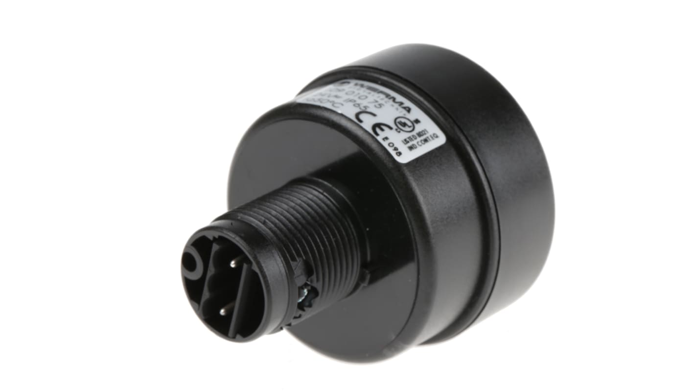 Buzzer Noir Werma, 24 V (c.a./c.c.), 80dB IP65