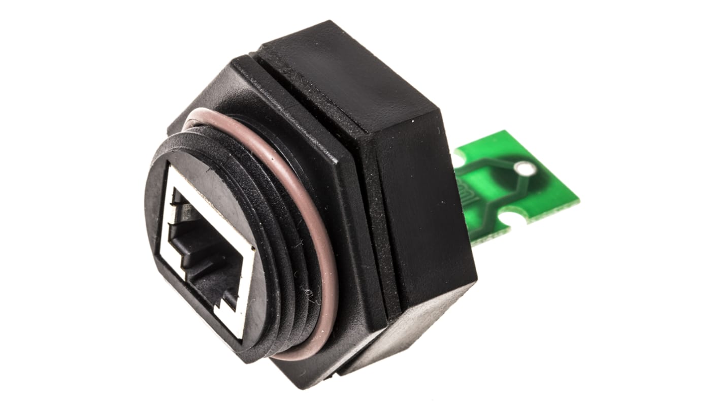 Conector RJ45 Cat5e Hembra Brad from Molex serie 13005, de 8 vías, apantallado