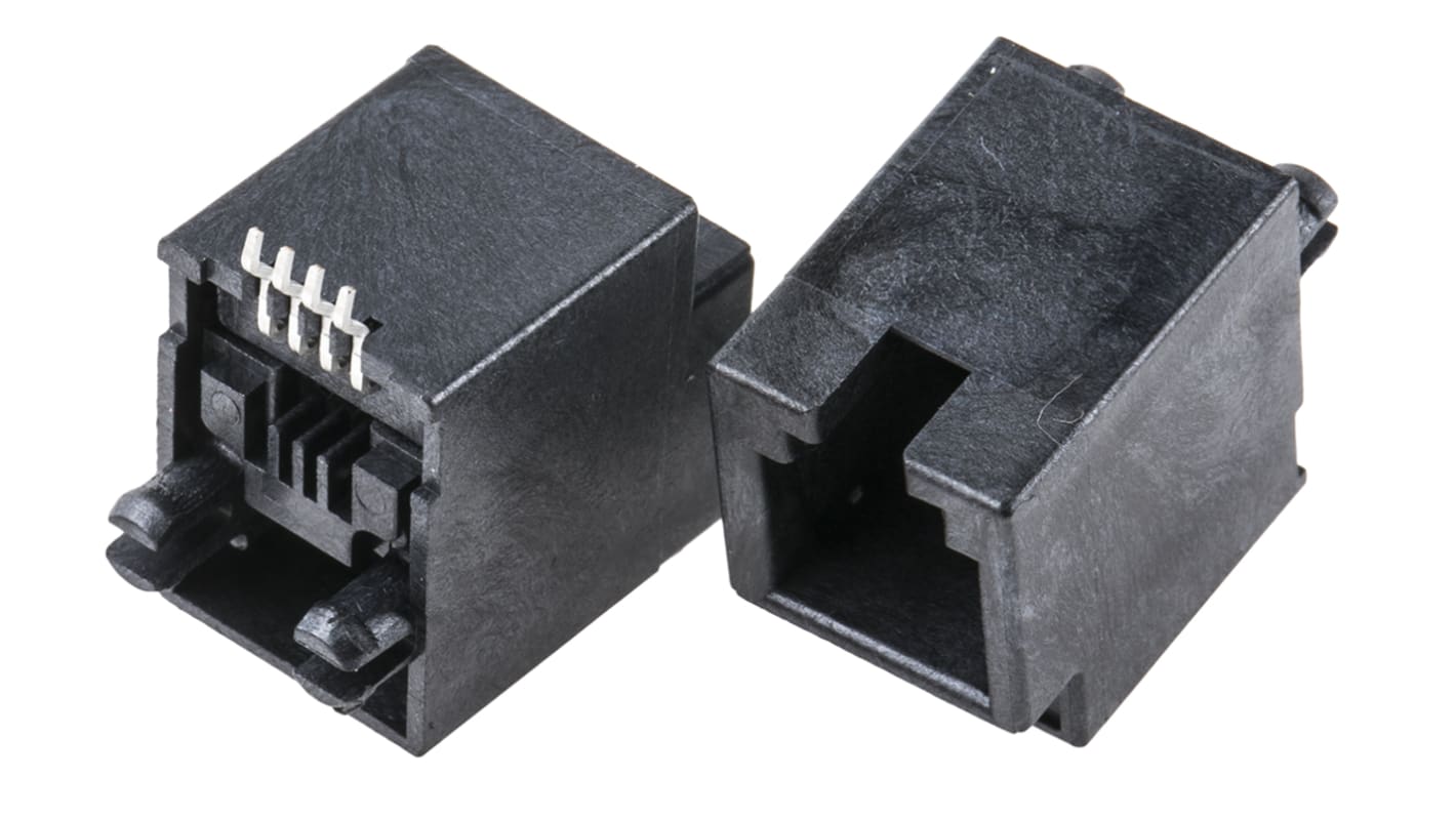 Molex 95503 Series Female RJ22 Connector, Surface Mount