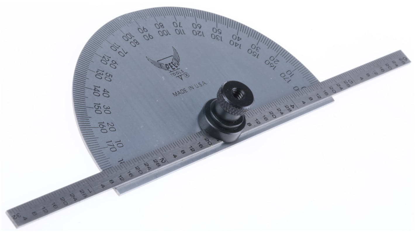 Imperial depth gauge protractor,0-6in