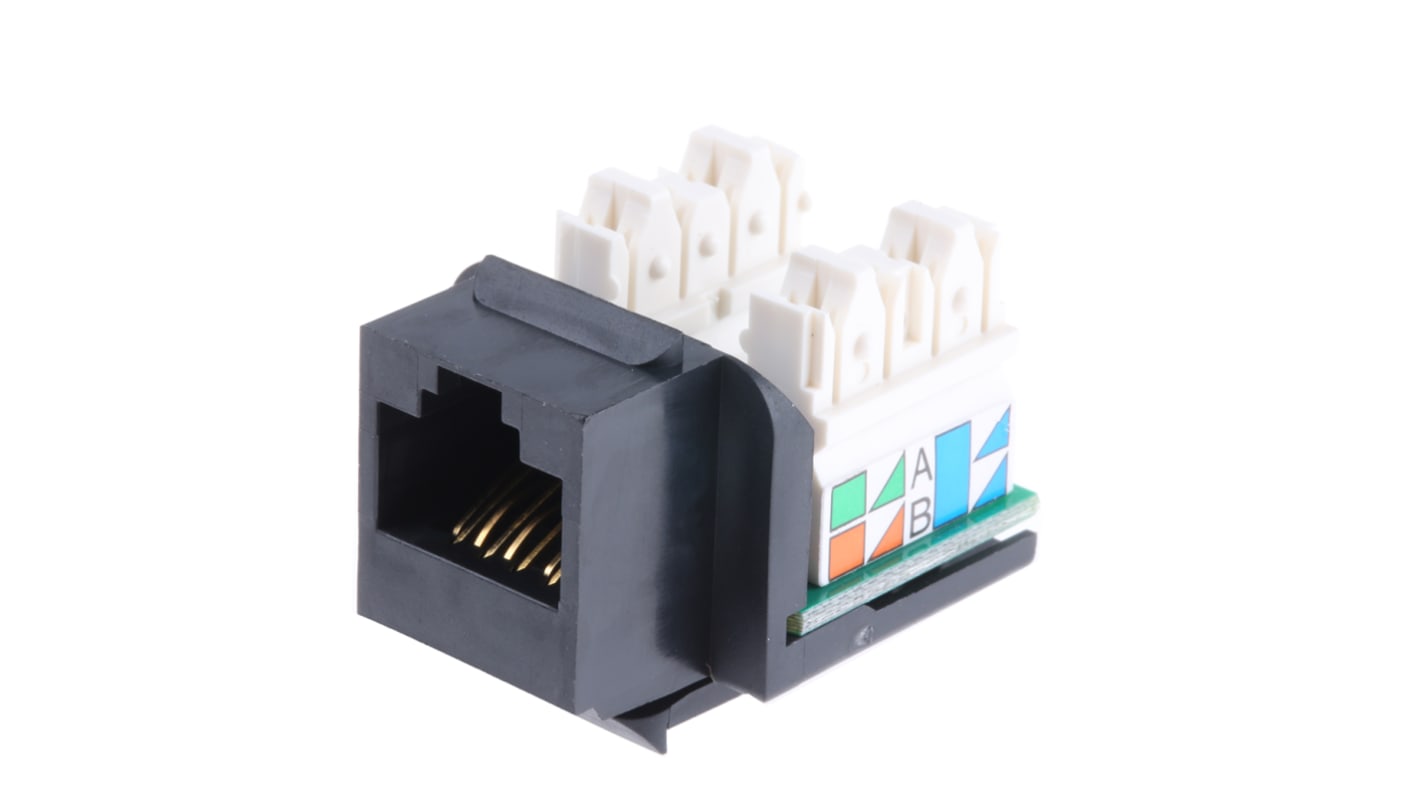 Brand-Rex Black Telephone Socket