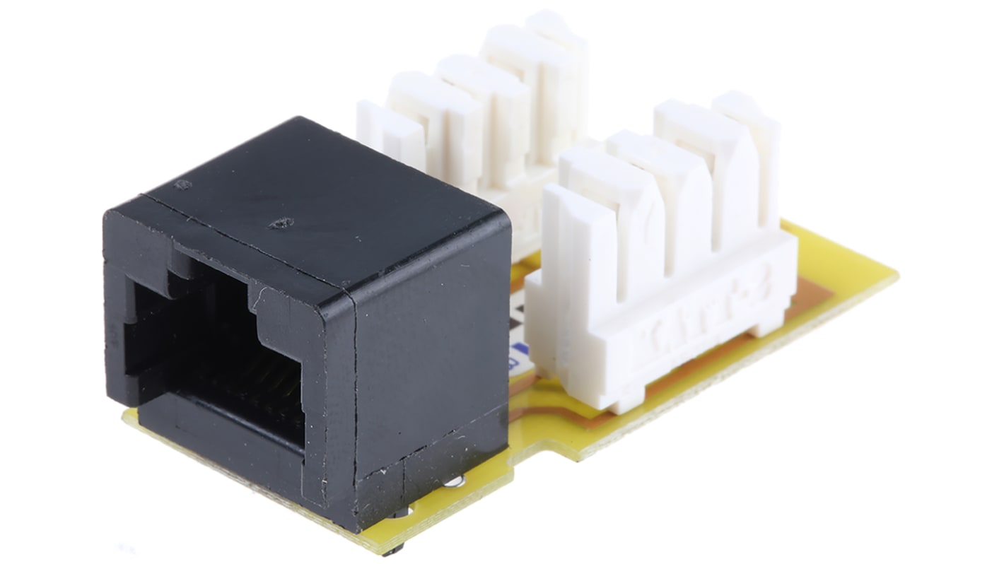 HellermannTyton RJ45 csatlakozó (Aljzat) Cat5e, Nő