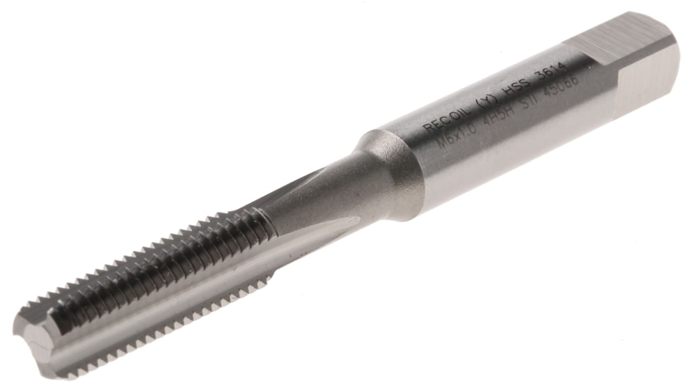45066 Recoil Threading Tap, M6 Thread, 1.0mm Pitch, Metric Standard RS