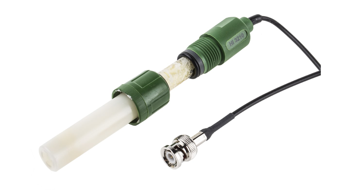 Hanna Instruments Glas Wasseranalyse-Elektroden, Redox Potential, Temperatur, –5 bis +80 °C, BNC, Mat. Kunststoff