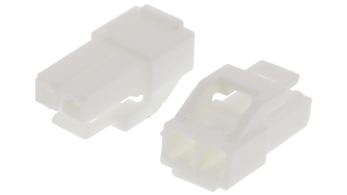 JST Male Connector Housing, 2 Way, 1 Row