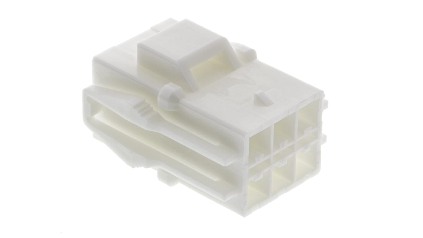 YLR-06V | JST Female Connector Housing, 6 Way, 2 Row | RS