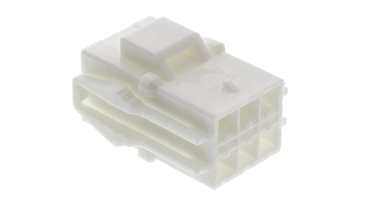 JST Female Connector Housing, 6 Way, 2 Row