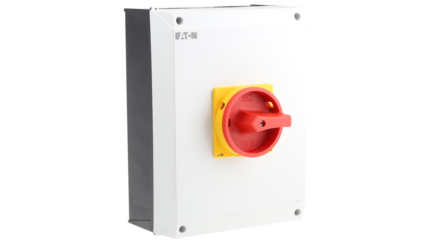 Eaton 3P Pole Isolator Switch - 100A Maximum Current, 50kW Power Rating, IP65