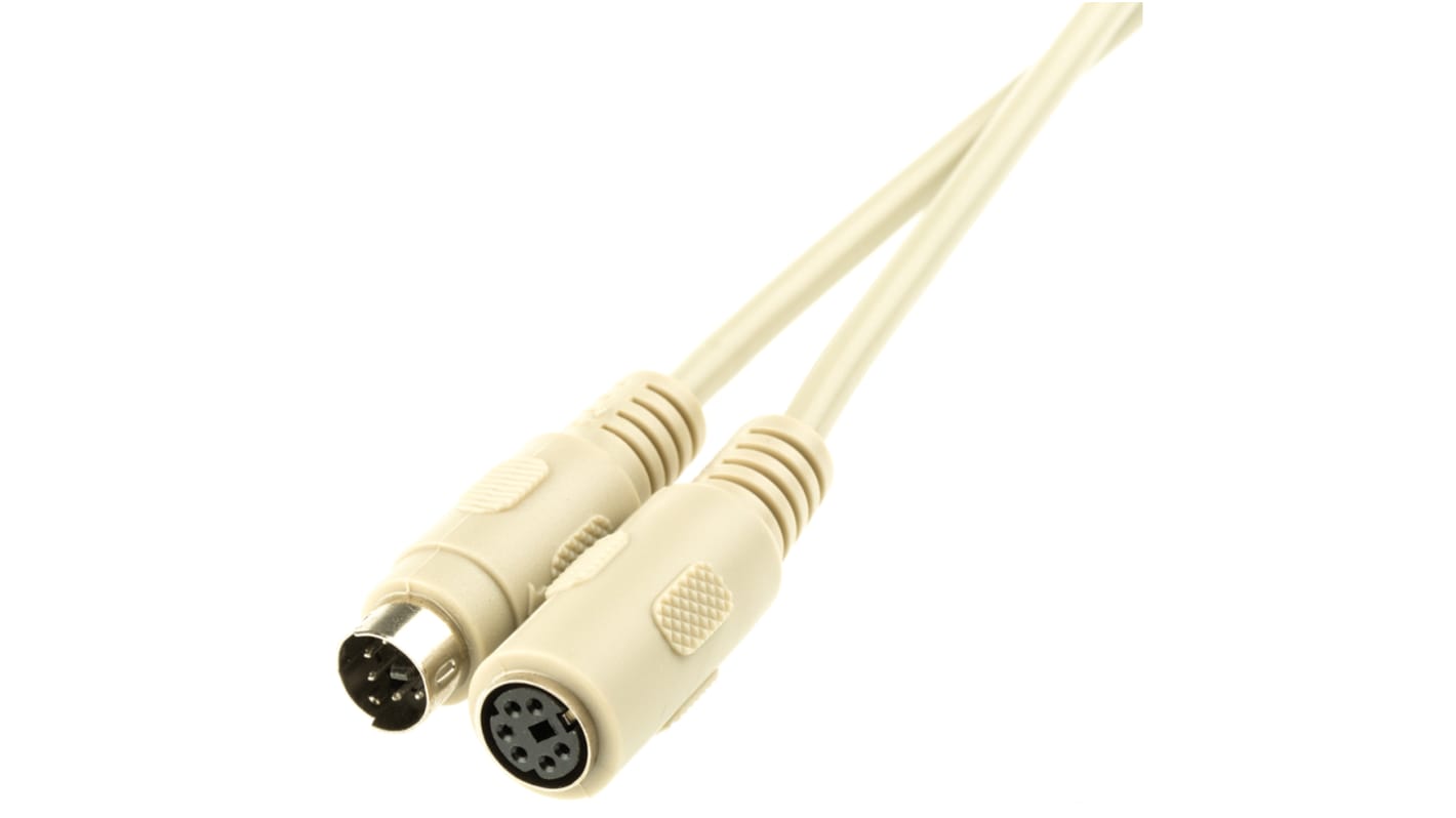Roline Male PS/2 to Female PS/2,  Cable 3m