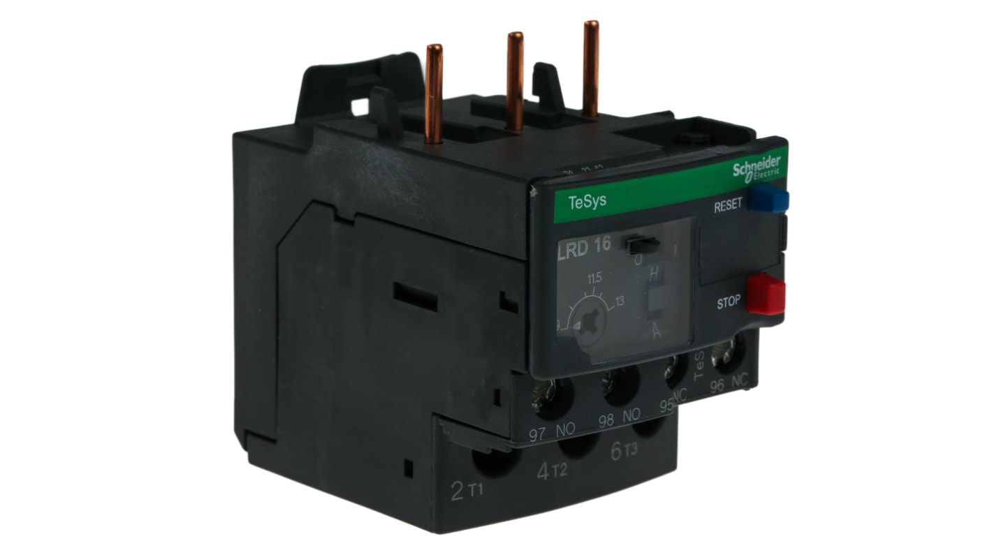 LRD16 Schneider Electric LRD Thermal Overload Relay 1NO + 1NC, 9 → 13