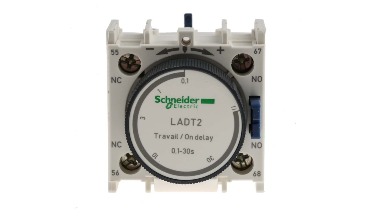 Schneider Electric Pneumatisk timer (Pneumatisk timer), Til brug sammen med TeSys D, TeSys Deca, TeSys F