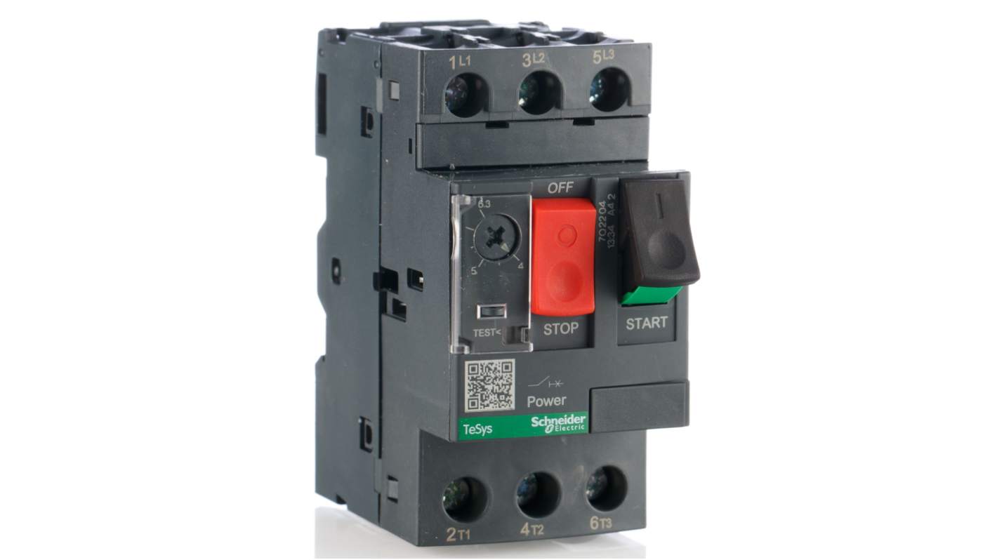 Interruttore automatico del motore Schneider Electric, 690 V, 6 → 10 A TeSys