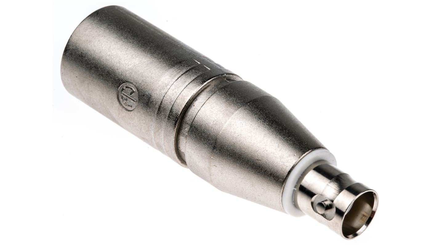 Neutrik AV Adapter, Male XLR to Female BNC