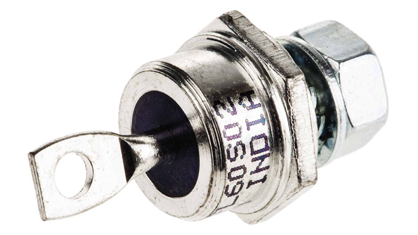 Vishay Schraub Diode Kathoden-Bolzen, 600V / 70A, 2-Pin DO-5