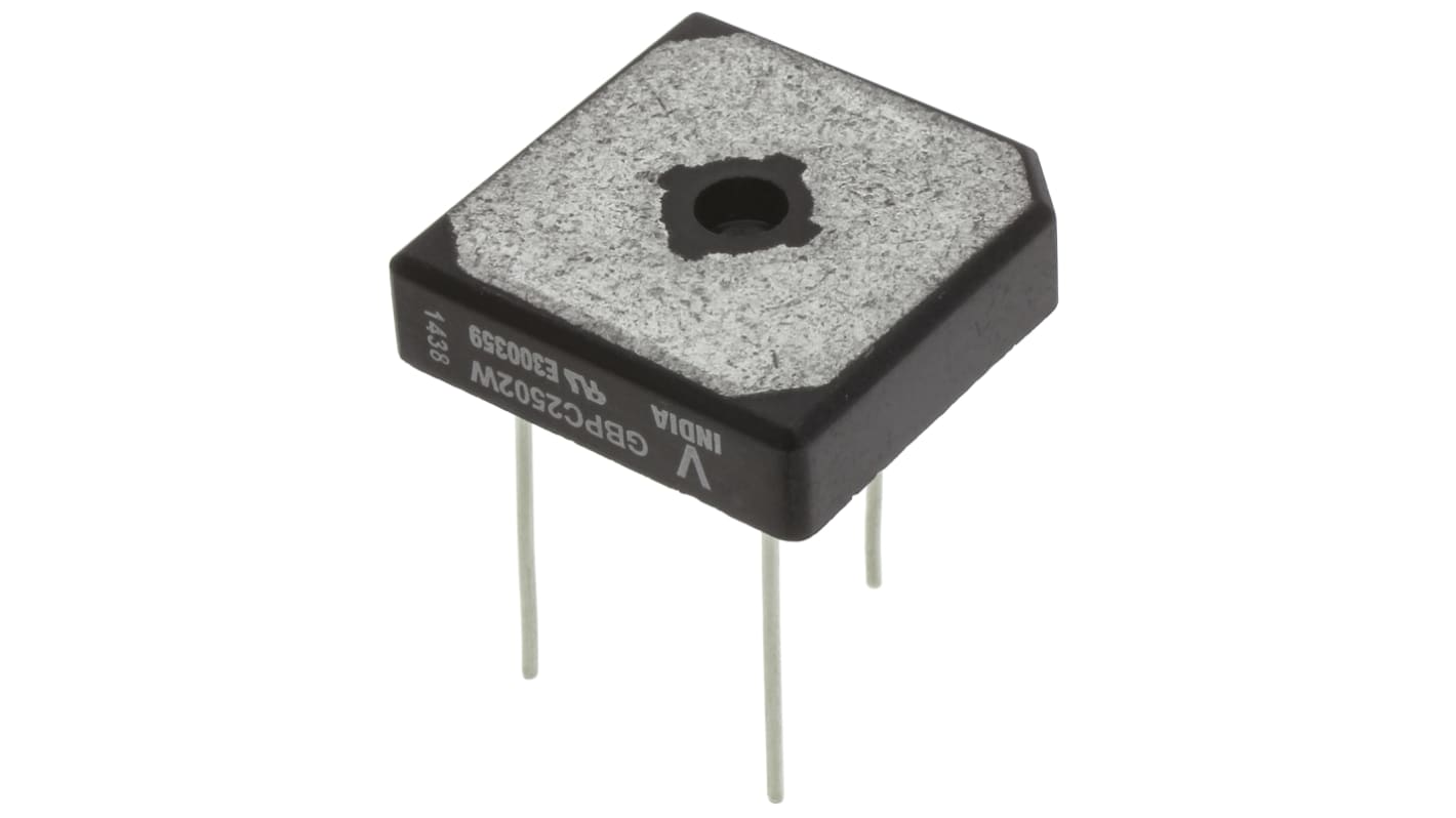 Vishay Bridge Rectifier, 25A, 200V, 4-Pin