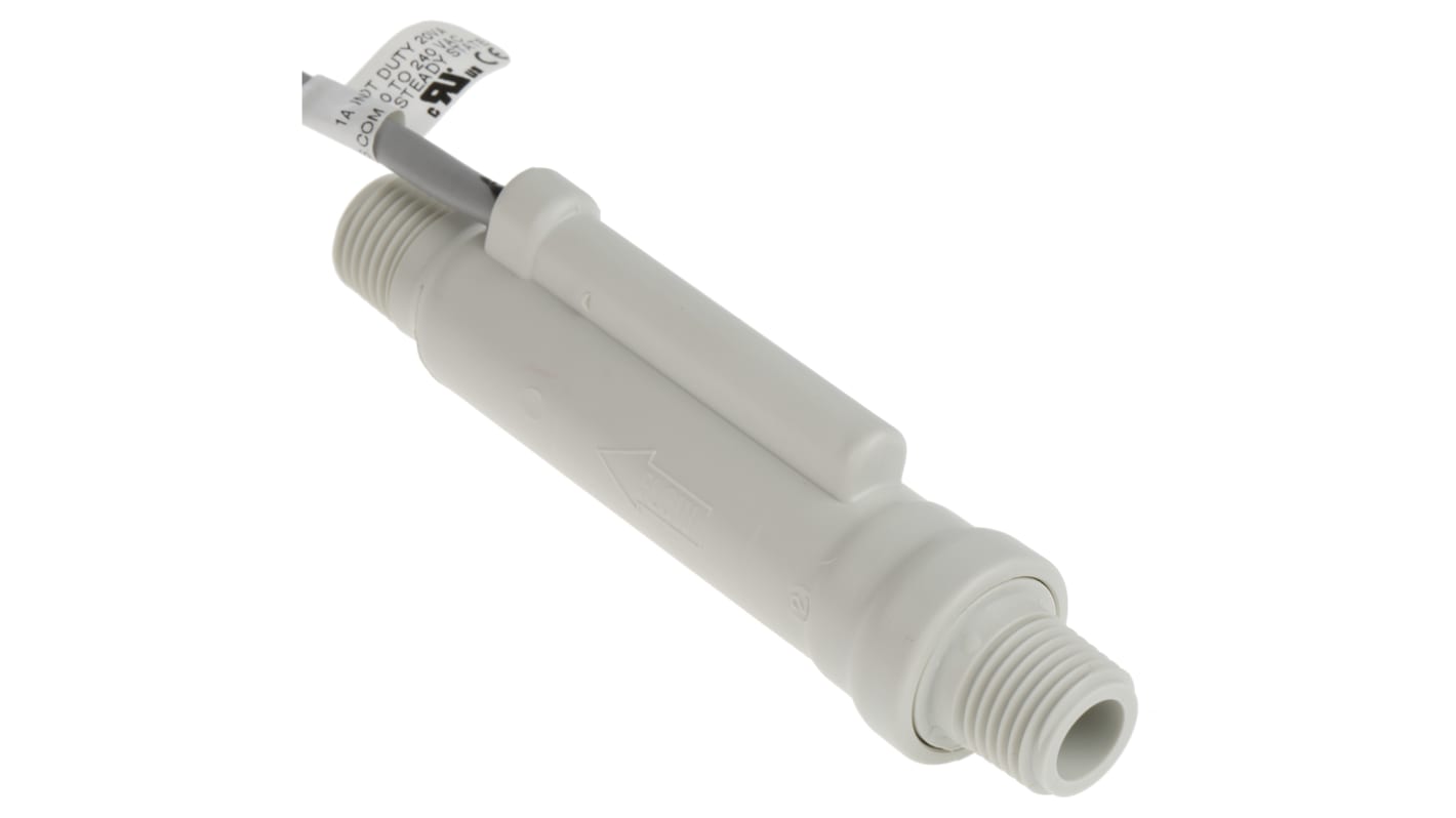 Capteur de débit Gems Sensors FS-3 pour Liquides à 0,2 l/min, raccord 1/4 BSP