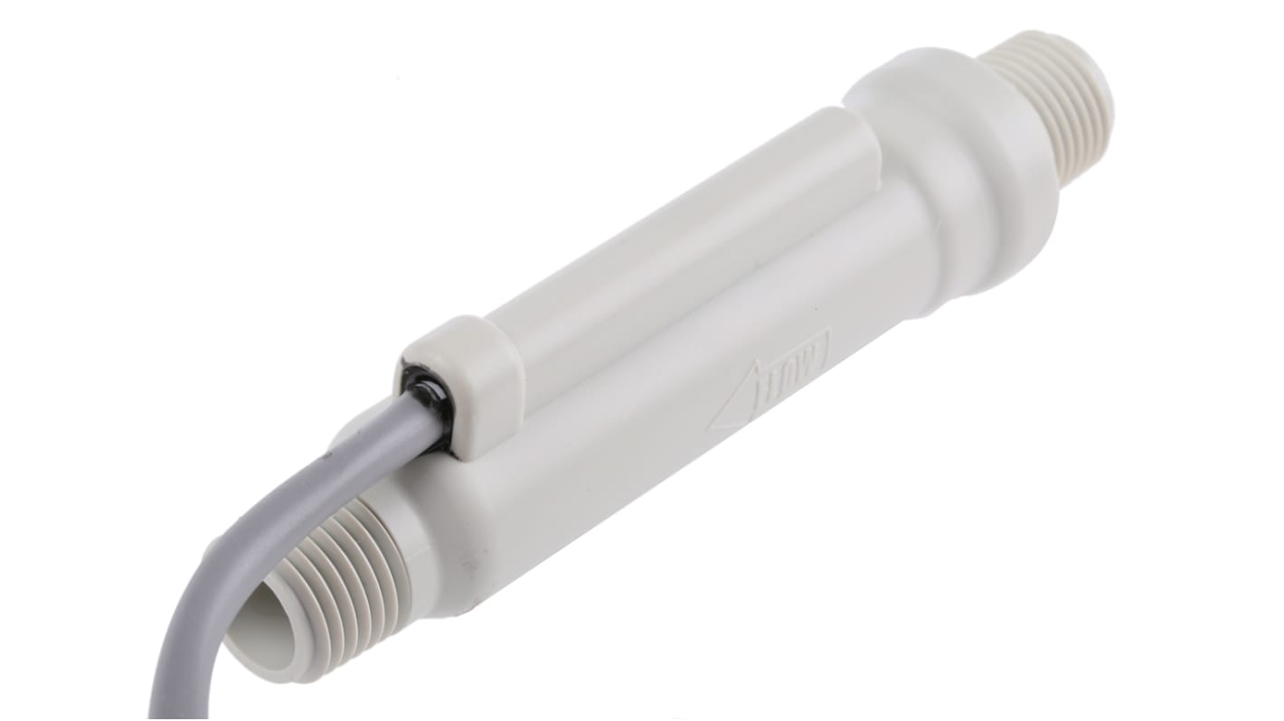 166702A Gems Sensors FS3 Series Piston Flow Sensor for Gas, 74 L