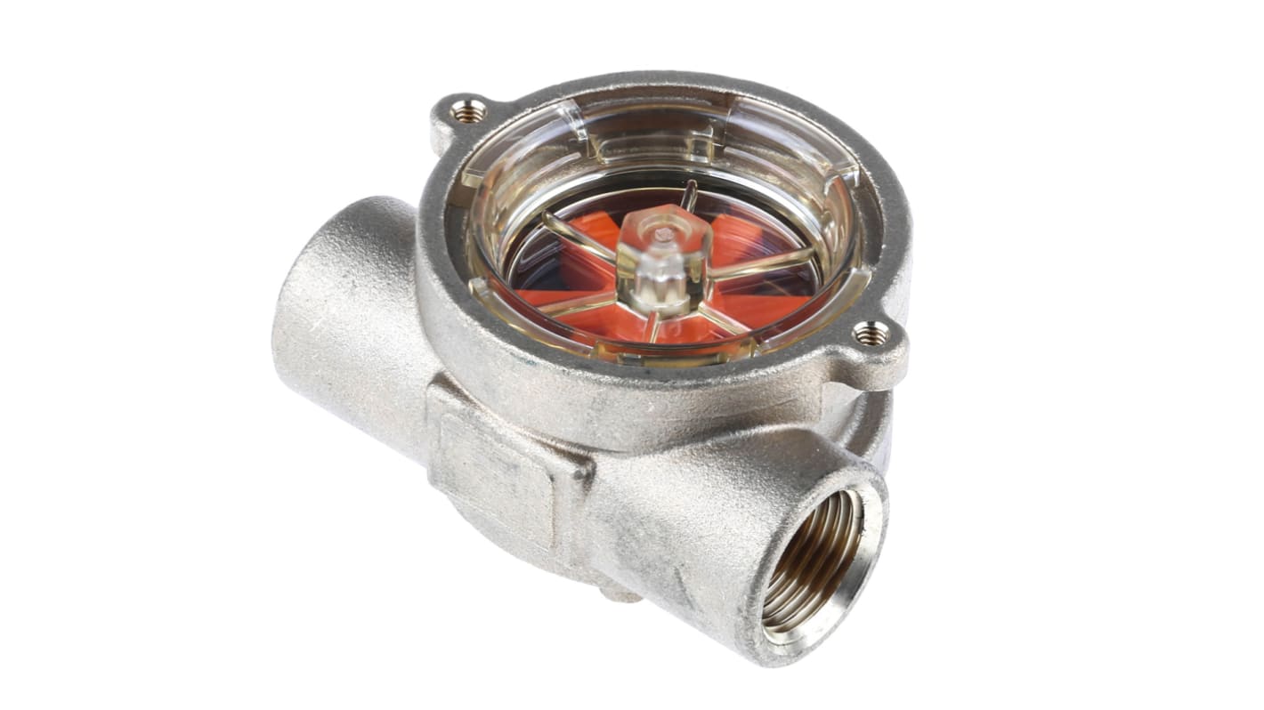 Gems Sensors RotorFlow Flow visningsinstrument, 15 l/min. → 75 l/min.