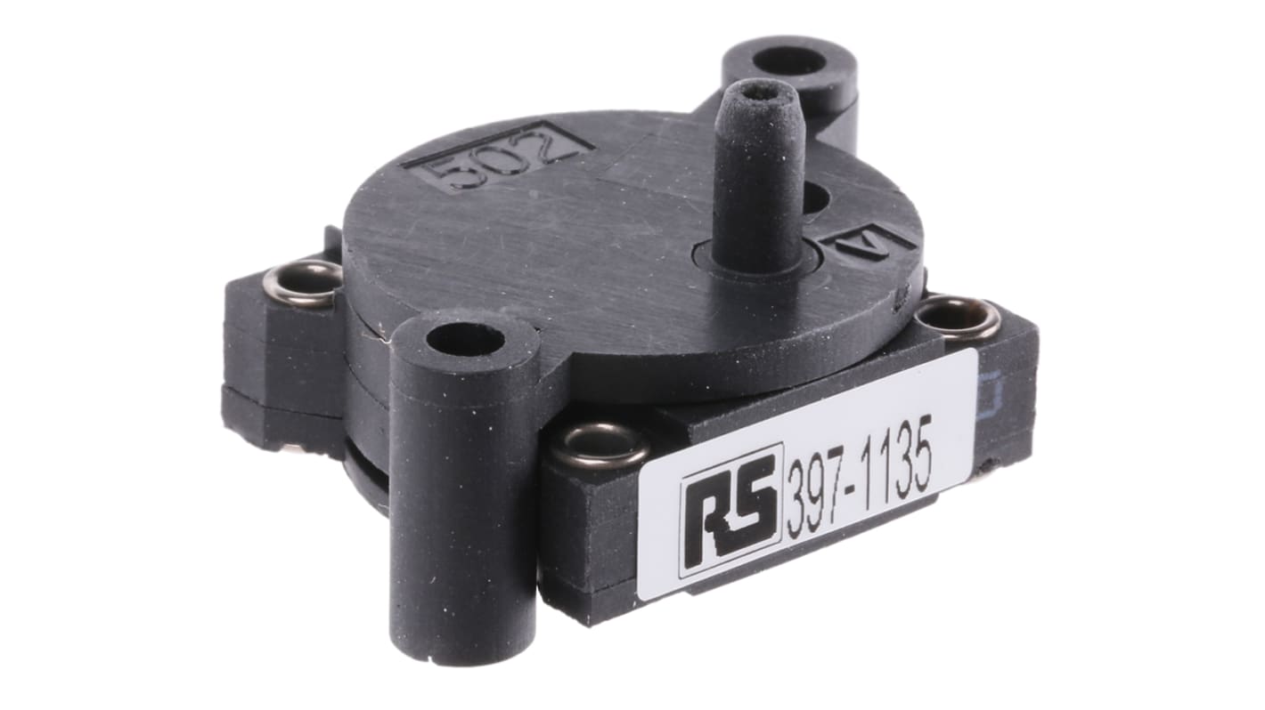 Herga Pressure Sensor, 0.025bar Min, 0.125bar Max, Relay Output, Differential Reading