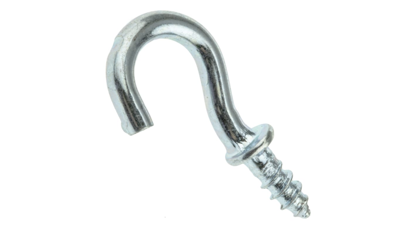 RS PRO Steel, Screw J Hook, 20mm, 7mm RS
