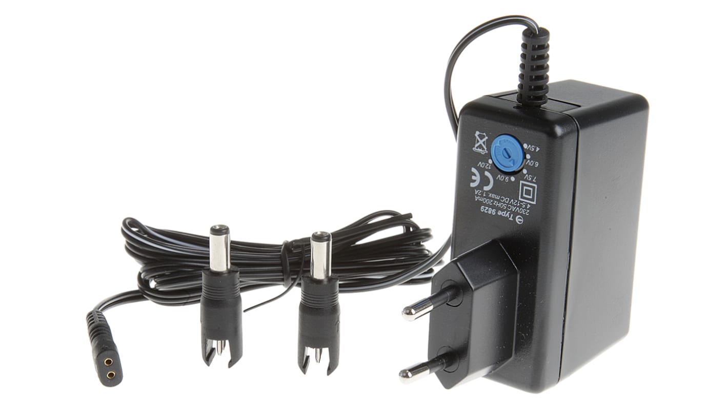 Mascot 14.4W Plug In Power Supply 12V dc Output, 1.2A Output