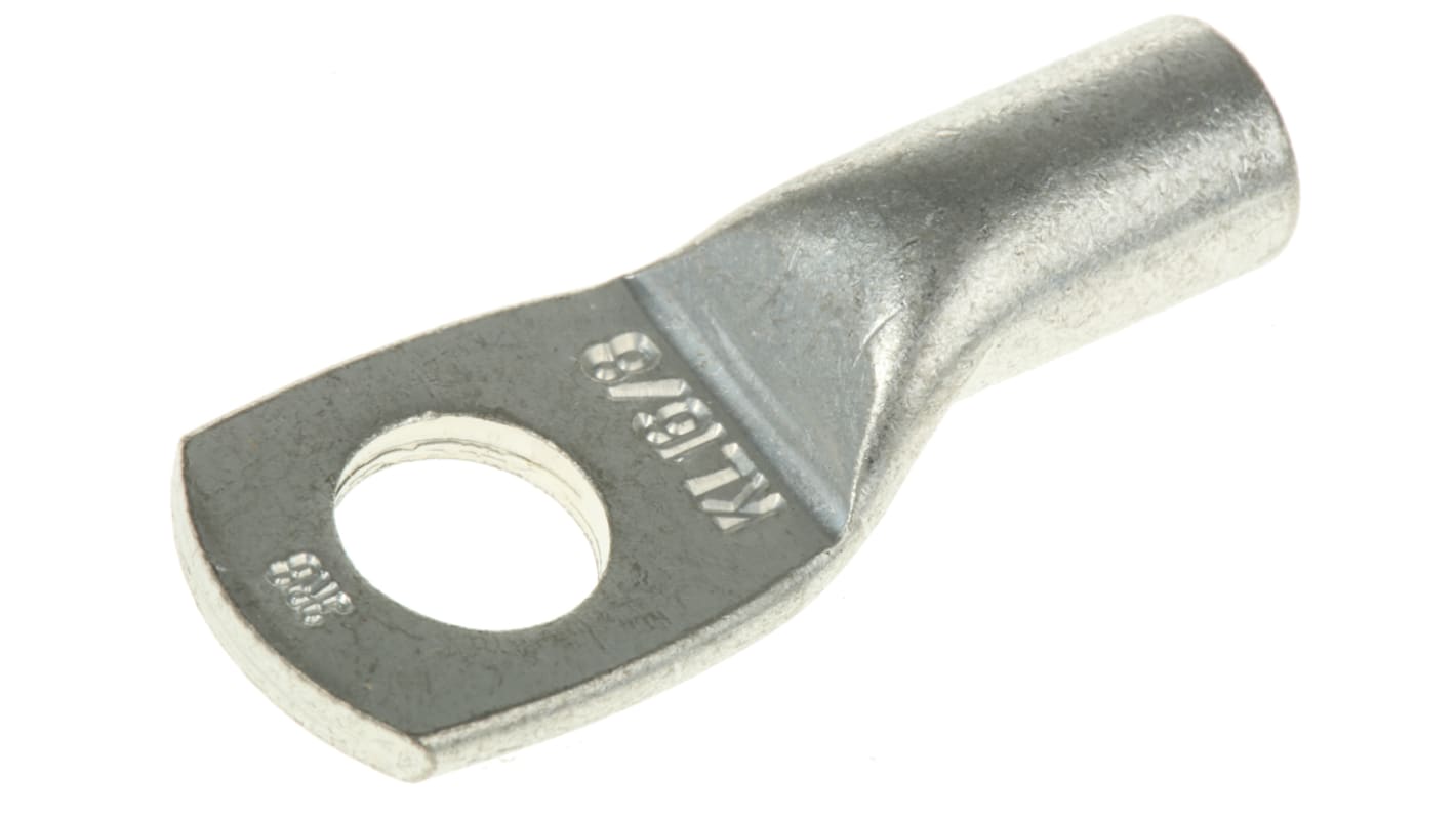 Klauke Uninsulated Ring Terminal, M8 Stud Size, 16mm² to 16mm² Wire Size