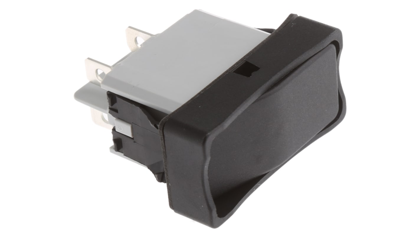 Interruptor de balancín, KG412A2XXA21XX, Contacto DPST, On-Off, 15 A, No, Negro, IP65