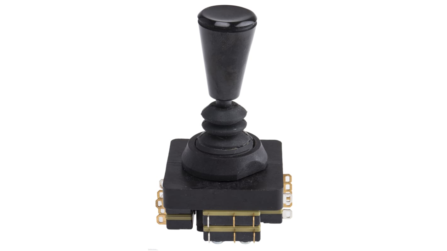 Saia-Burgess Industrie-Joystick, 4-Achsen, 1-poliger Schließer, 250V ac / 6 A @ 250 V ac Griff Typ Knopf