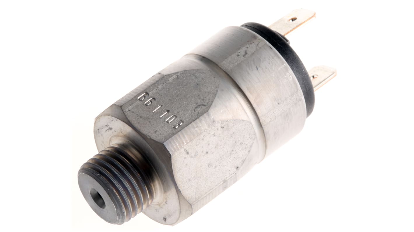 Sensor de presión Suco, 10bar → 20bar, G1/4, 42 V, salida Relé, para Aire, aceite de calefacción, líquido hidráulico,