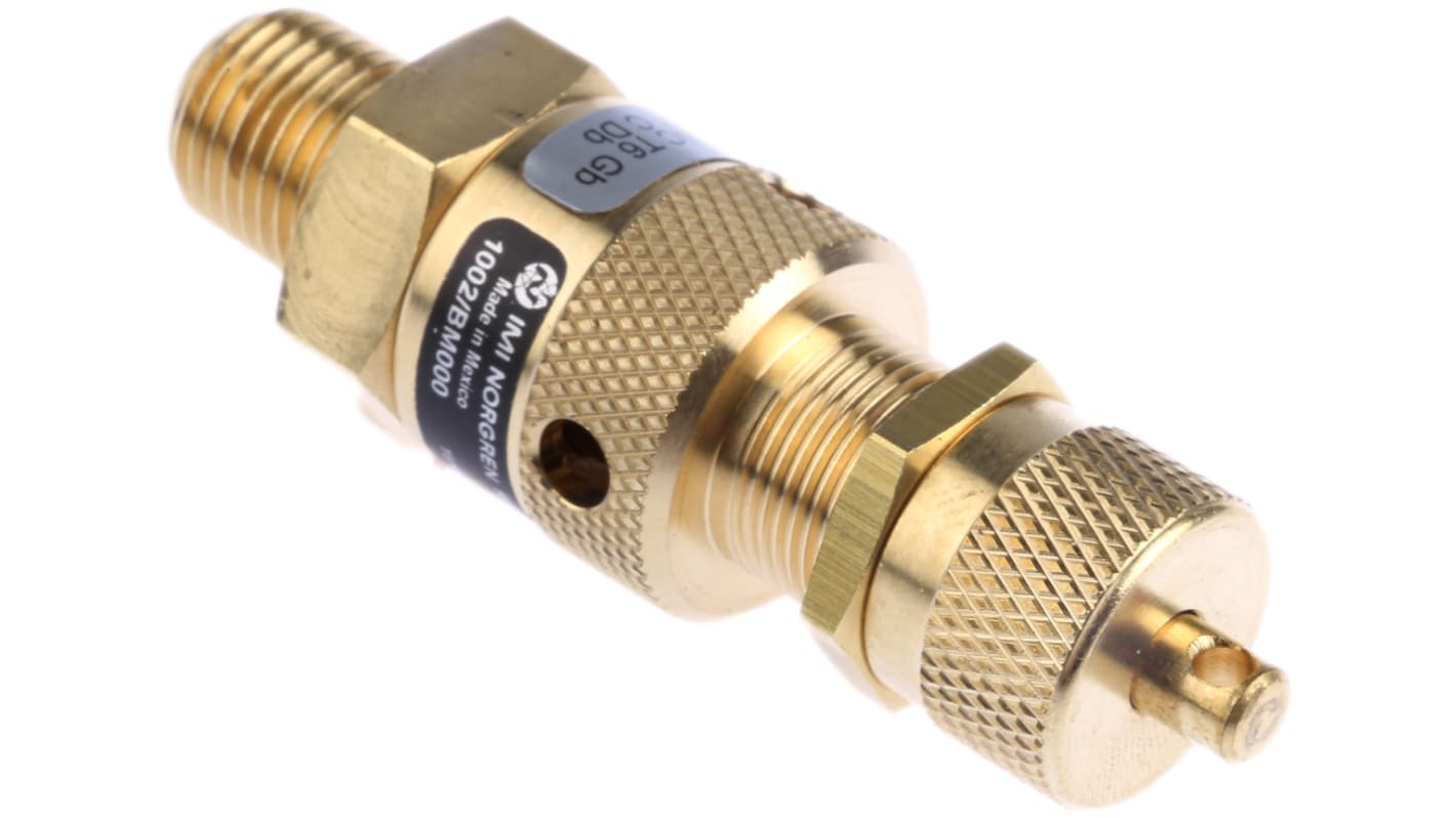 1002/BM000 Quick Exhaust Valve, R 1/4 Male x 1.6 bar