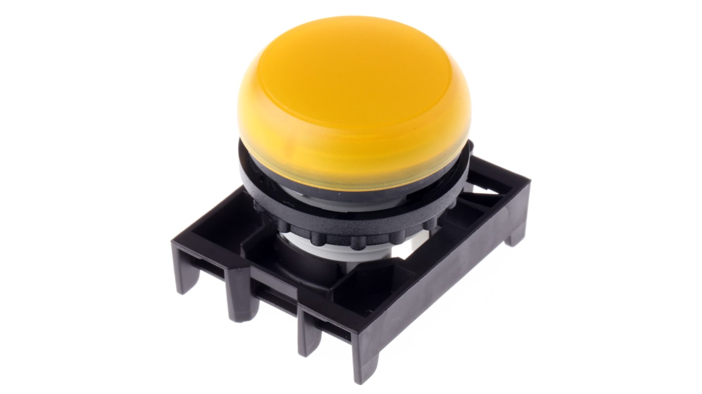 Cabezal de luz piloto Eaton 78635859 M22-L-Y+M22-A Amarillo, Montaje Montaje en panel enrasado