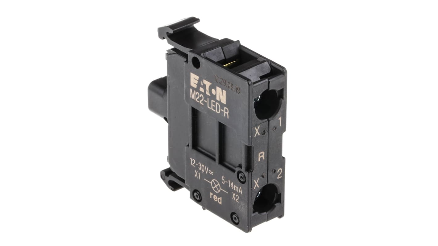 216558 M22LEDR Eaton M22 Series Light Block, 12 → 30V ac/dc RS