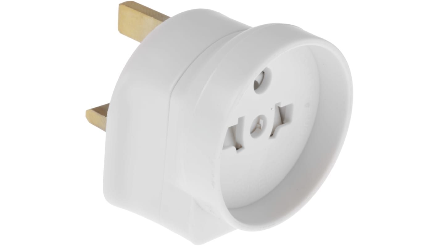 Adaptador universal RS PRO, 13A, de Europa, a Reino Unido