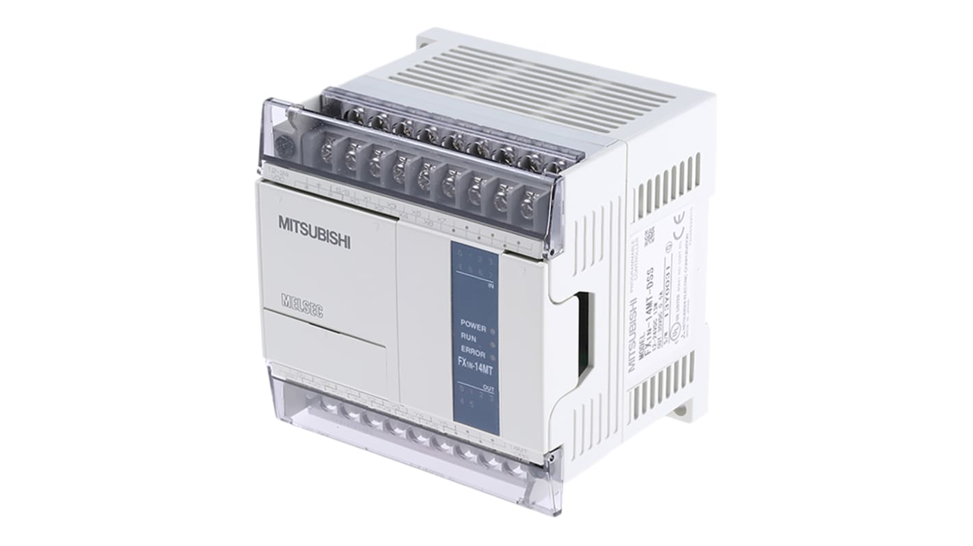 Mitsubishi FX1N Series PLC CPU for Use with FX1N Series, Transistor Output, 8 (Digital)-Input, Digital Input