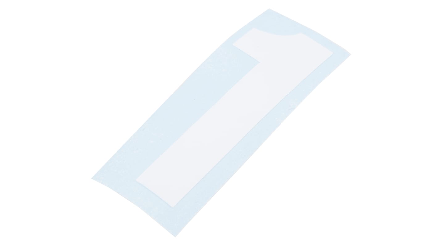 RS PRO White Self Adhesive Numbers, 50mm Character Height RS