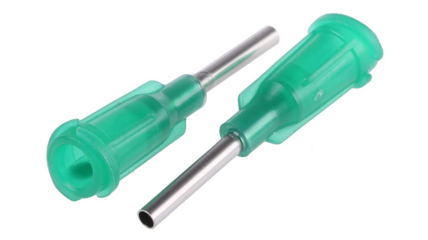 Kahnetics Green Straight Dispensing Tip, 14 Gauge