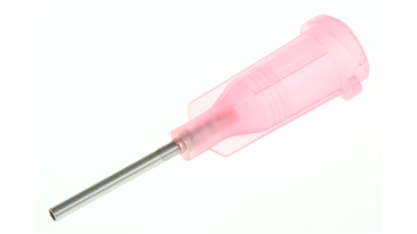 KDS1812P Pink Straight Dispensing Tip, 18 Gauge RS