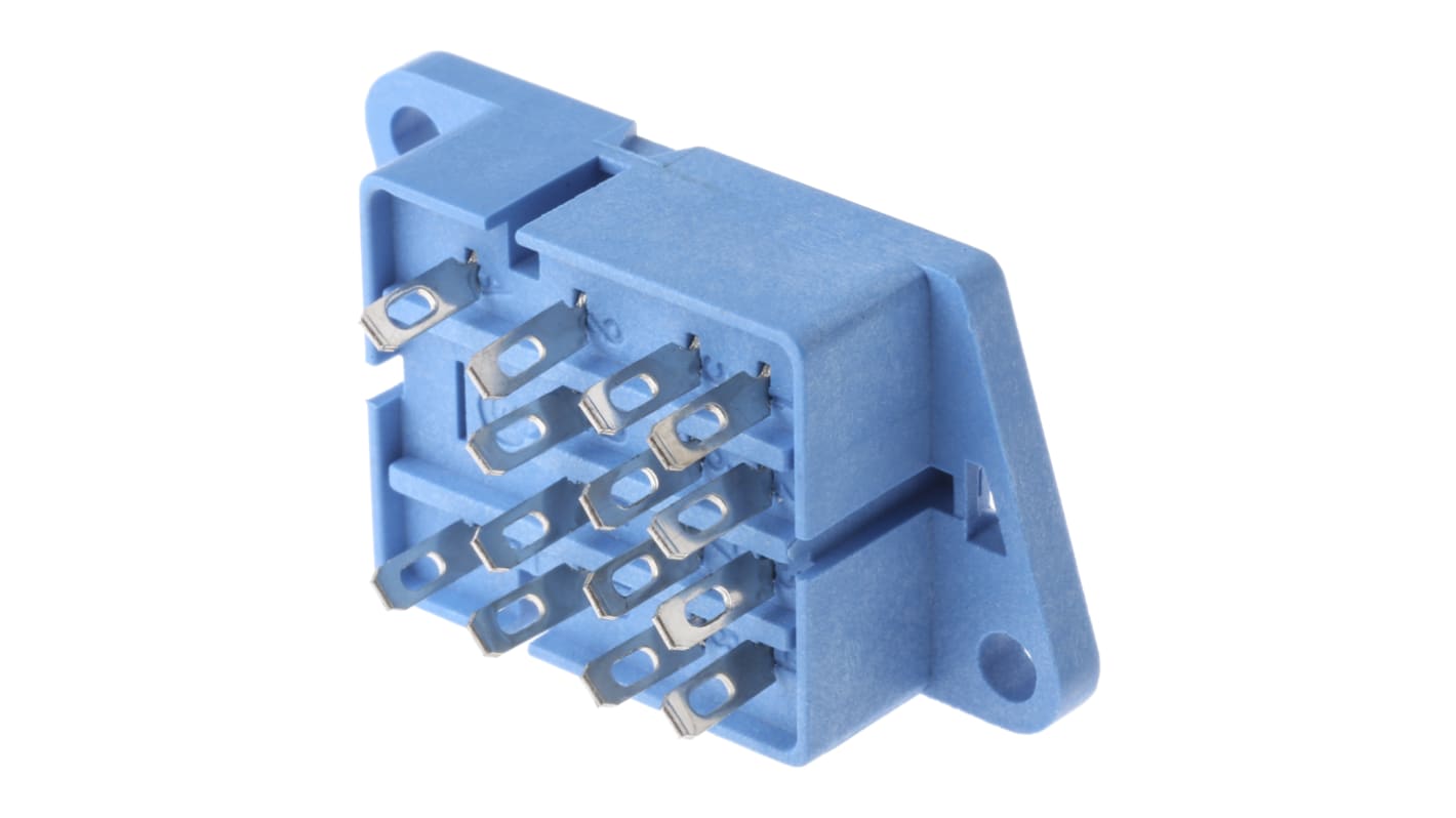 Finder 94 14 Pin 250V ac Panel Mount Relay Socket for use with Various Series