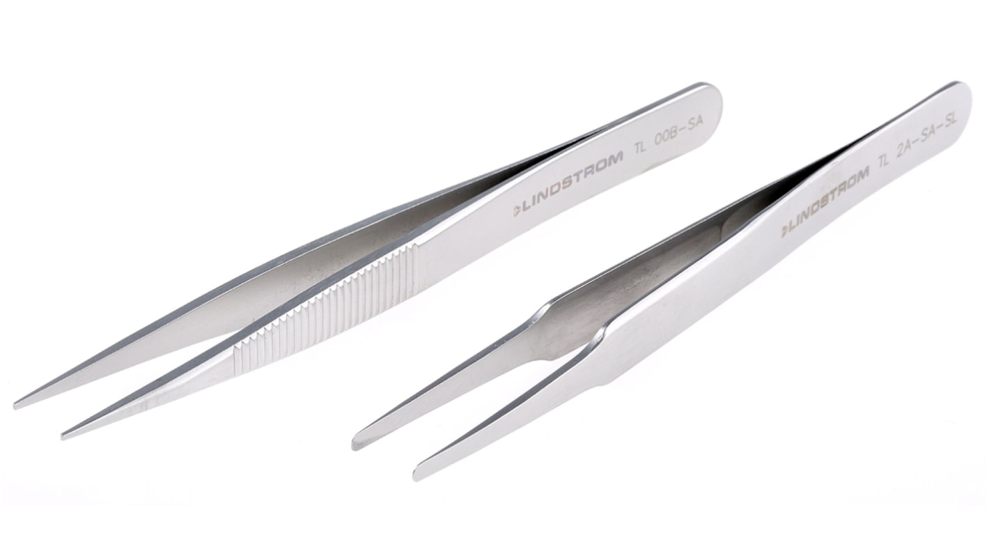 9859 Lindstrom Stainless Steel, ESD Tweezer Set RS