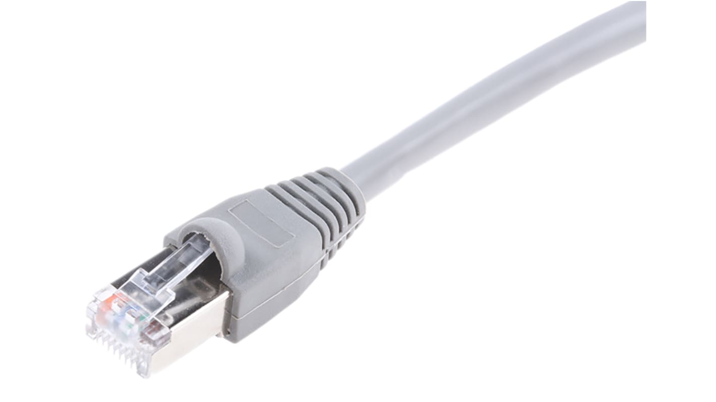 RS PRO Ethernetkabel Cat.5e, 5m, Grau Patchkabel, A RJ45 U/FTP Stecker, B RJ45