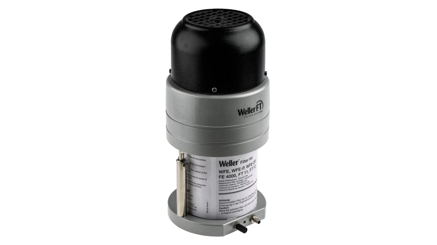 Weller WFE P Lötrauch-Absauger max.Anz.Ben 2, mit Hauptfilter, Finstaub Filter, 70W / 230V ac, 45dB(A), UK-Netzstecker