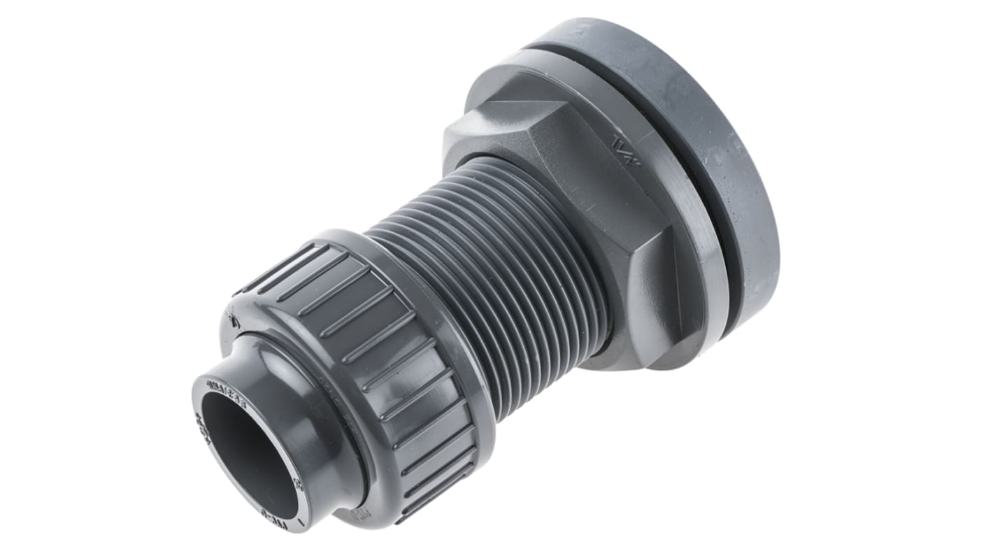 Georg Fischer Straight Tank Adapter PVC Pipe Fitting