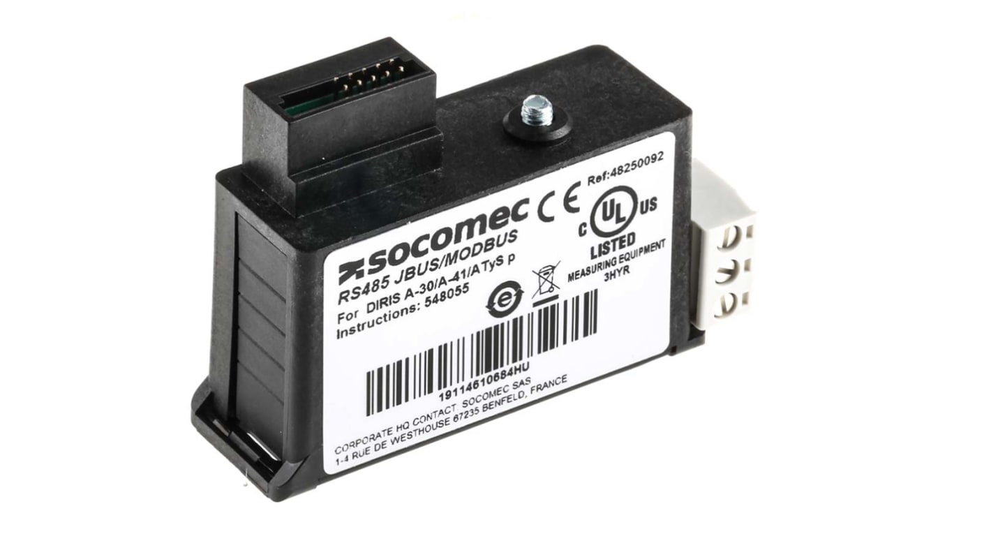Socomec PLC Expansion Module For Use With DIRIS A40, DIRIS A41