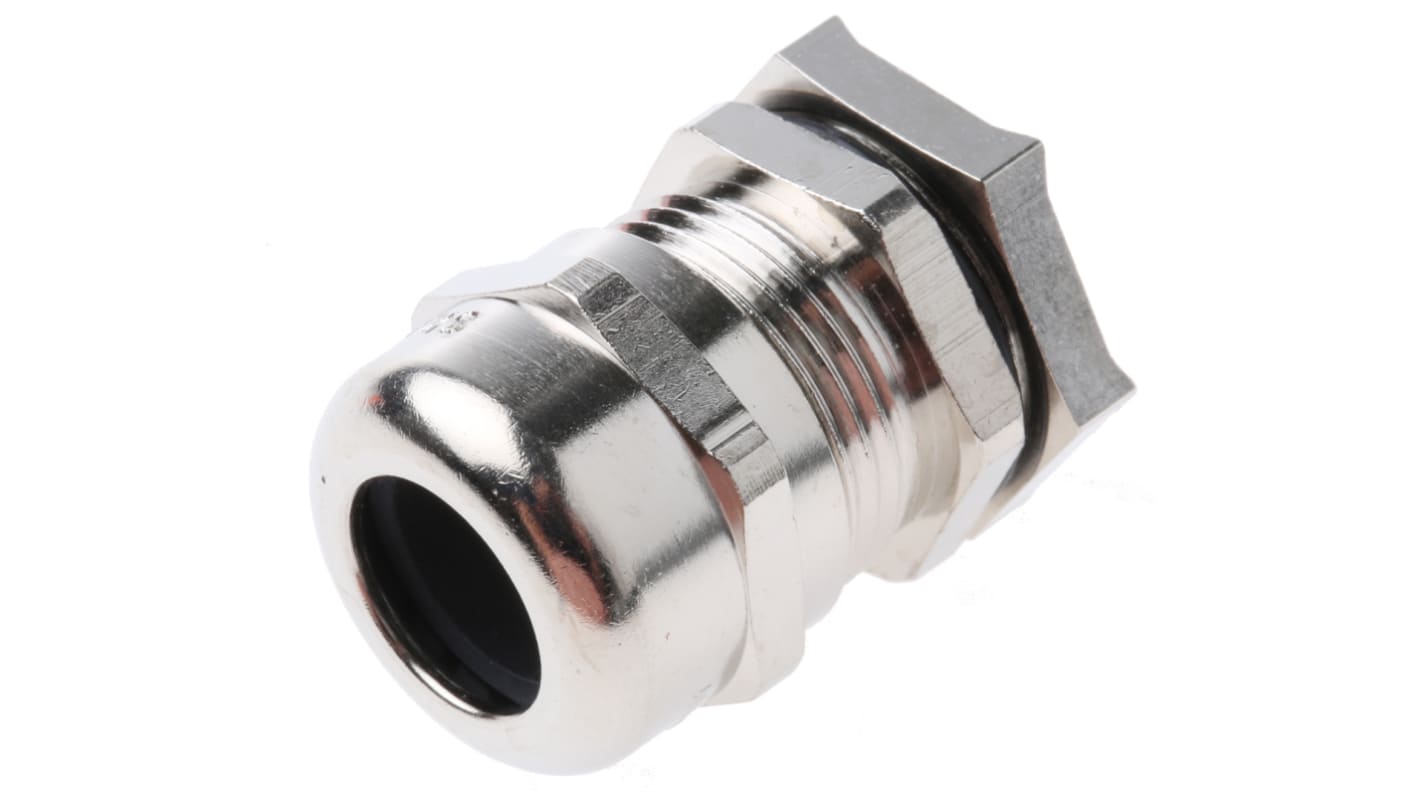 Lapp SKINTOP Series Metallic Nickel Plated Brass Cable Gland, PG13.5 Thread, 5mm Min, 12mm Max, IP68