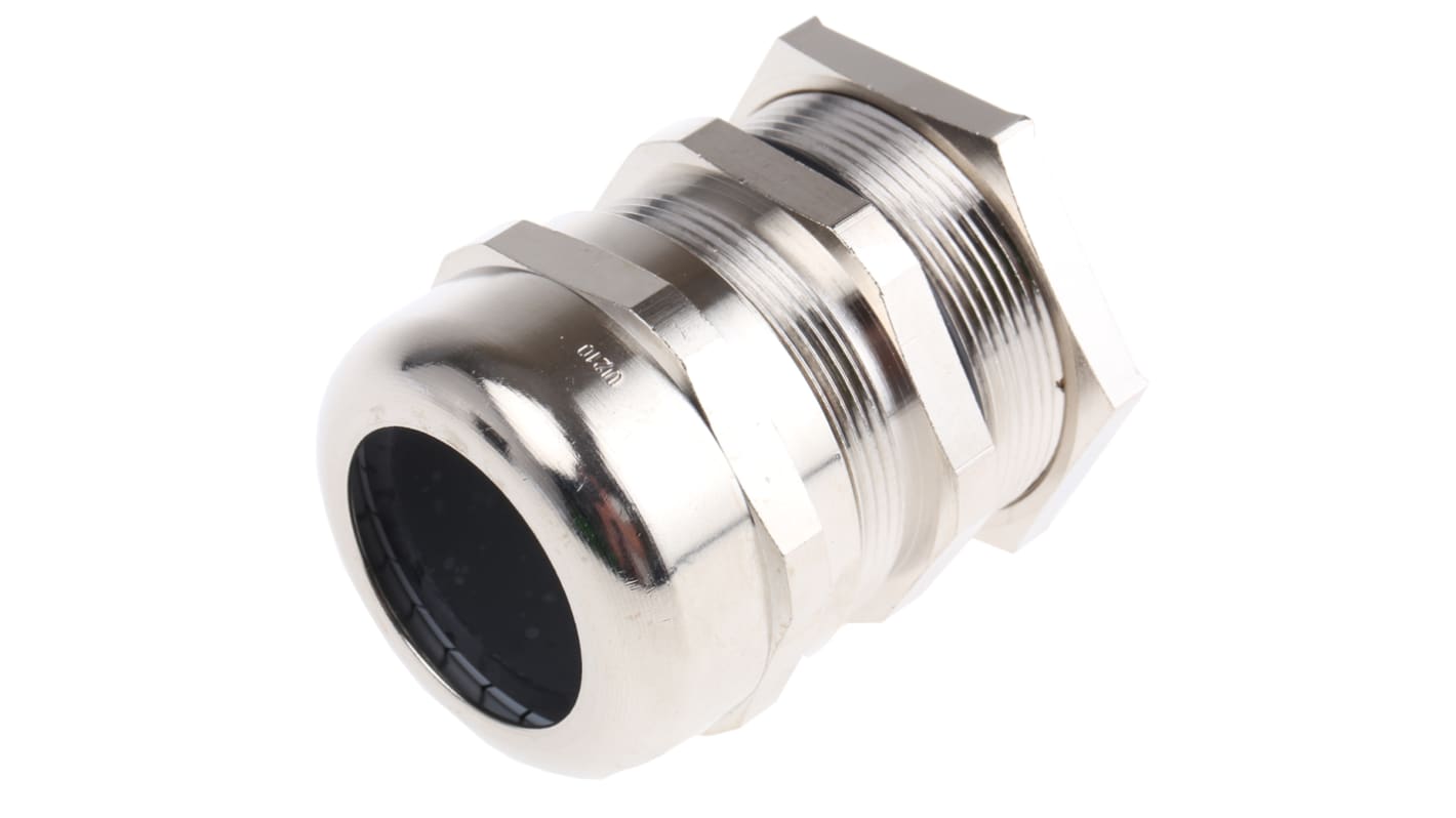 Lapp SKINTOP Series Metallic Nickel Plated Brass Cable Gland, PG36 Thread, 19mm Min, 32mm Max, IP68