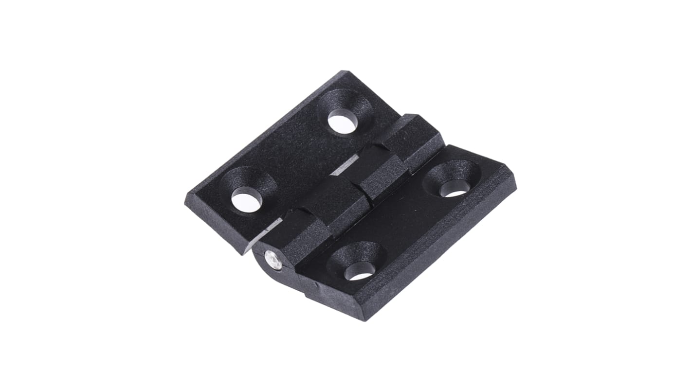 Pinet Polyamide Butt Hinge, Screw Fixing, 40mm x 40mm x 5mm