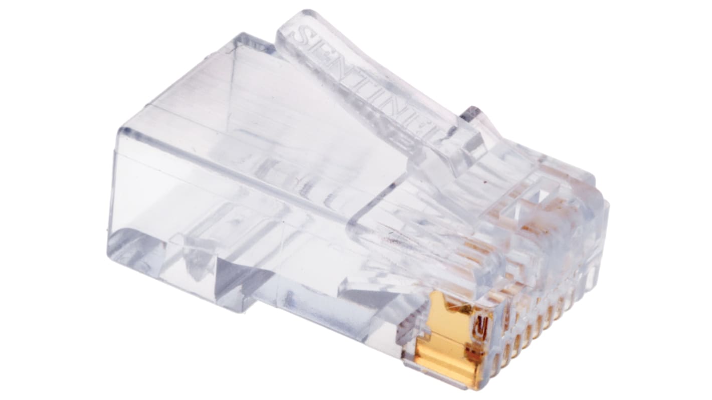 Conector RJ45 Cat5e Macho Sentinel serie 11, de 8 vías, no apantallado